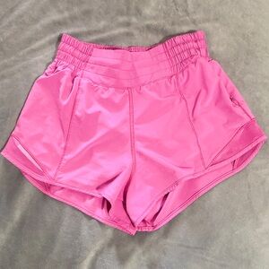 lululemon athletica hottie hot Women's Vibrant Pink Athletic Shorts